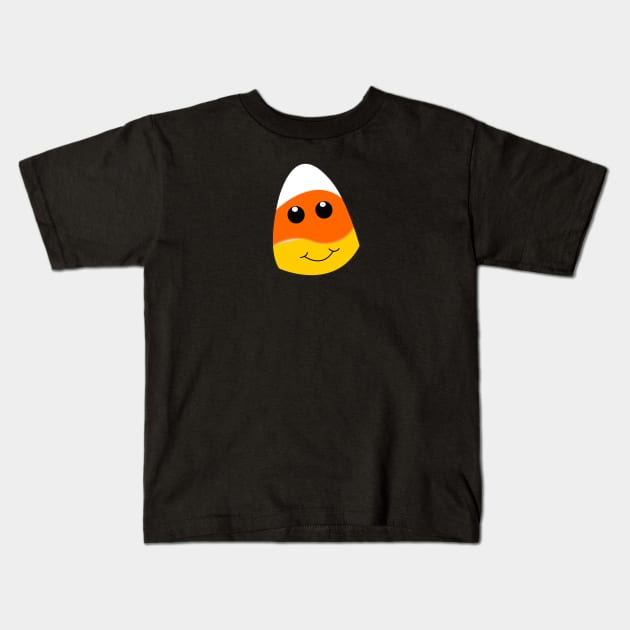 Cute Candy Corn Kids T-Shirt by traditionation